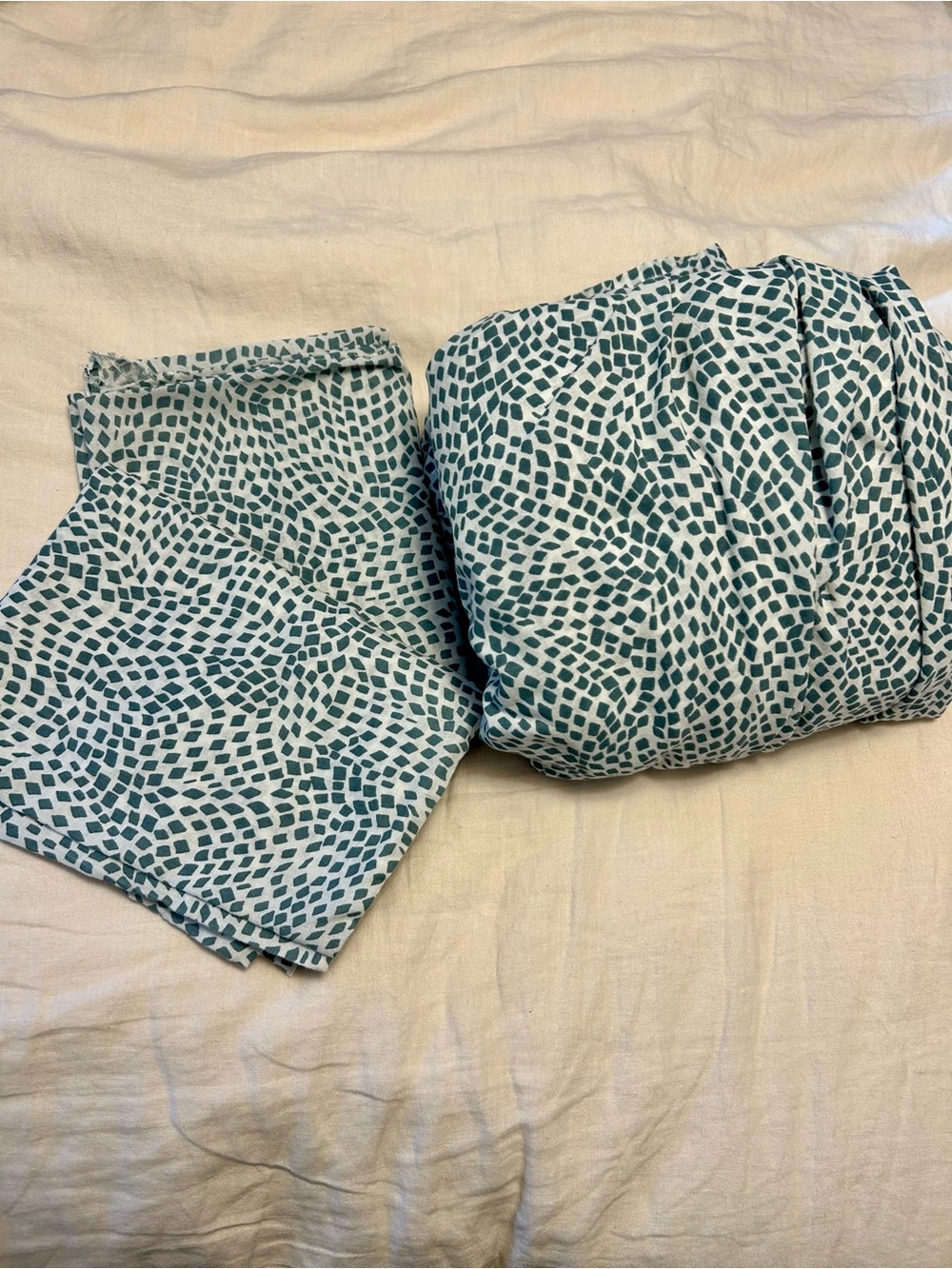 IKEA Queen Duvet Cover & Shams